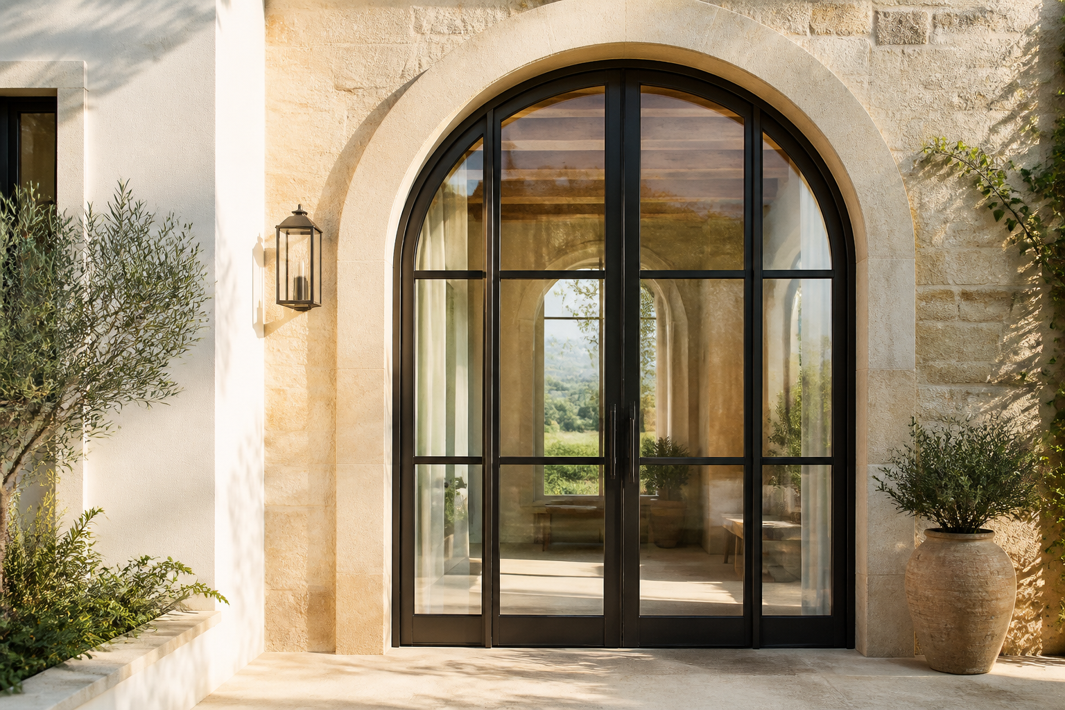 VLX 100 Arched / Custom Door in Jupiter, FL | Sightline Windows & Doors Jupiter - detail 3