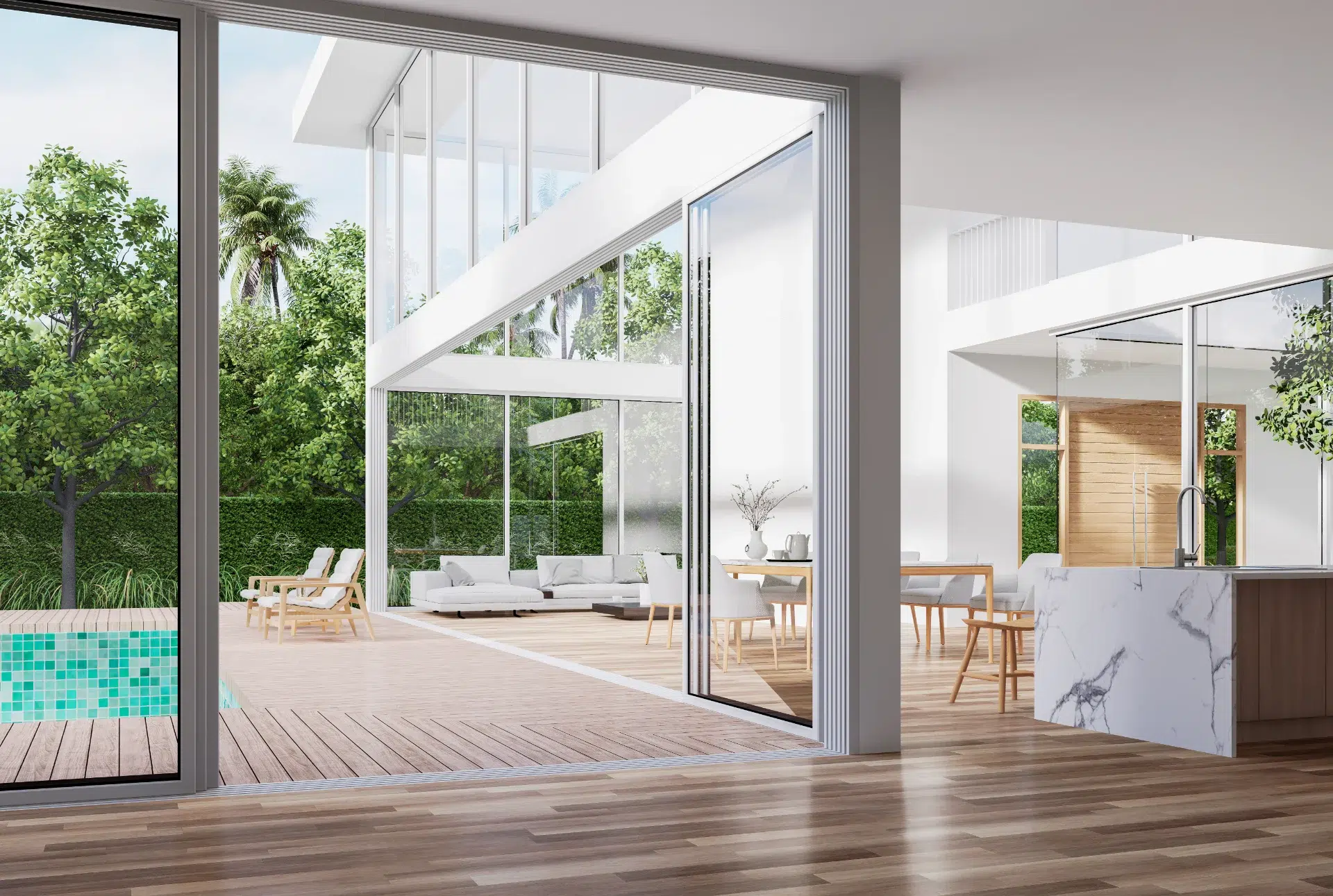VLX 138 Panoramic Sliding Door in Jupiter, FL | Sightline Windows & Doors Jupiter - detail 1